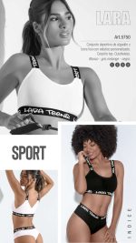 CONJUNTO DEPORTIVO CON ELÁSTICO PERSONALIZADO Y CULOTELESS LARA - Cod 5750