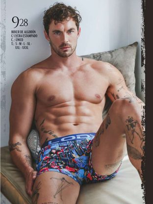 BÓXER DE ALGODÓN Y LYCRA ESTAMPADO LODY MEN - Cod 928