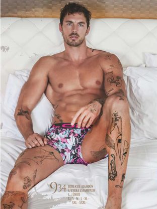 BÓXER DE ALGODÓN Y LYCRA ESTAMPADO LODY MEN - Cod 934E