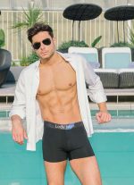 BÓXER DE ALGODÓN Y LYCRA LISO CON ELÁSTICO PERSONALIZADO   LODY MEN - Cod 742