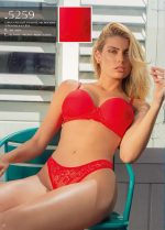 CONJUNTO SOFT PUSH DE MICROFIBRA Y PUNTILLA C/LESS LODY - Cod 5259