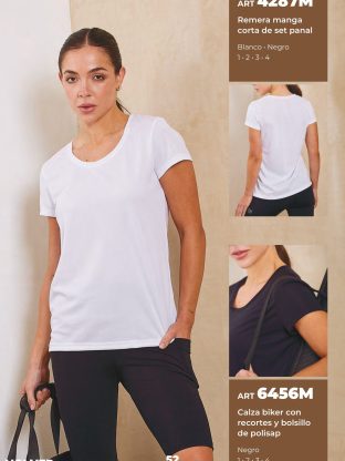 REMERA MANGA CORTA DE SET PANAL MOZIONE - Cod 4287