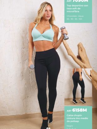 CALZA CHUPIN CINTURA TIRO MEDIO DE POLISAP MOZIONE - Cod 6158