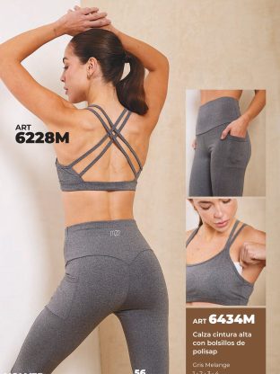 TOP DEPORTIVO CON TAZA DESMONTABLE POLISAP MOZIONE - Cod 6228