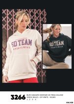 BUZO CANGURO OVERSIZE DE FRIZA COLLEGE SHEDYL - Cod 3266