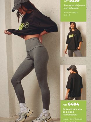 REMERÓN DE JERSEY CON ESTAMPA SHEDYL - Cod 5239