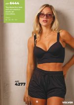 TOP DEPORTIVO TAZA SOFT CON ELÁSTICO ANCHO DE MICROFIBRA  SHEDYL - Cod 6444