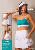 POLLERA CON CALZA INCORPORADA DE MICROFIBRA SHEDYL - Cod 6494