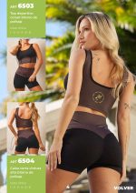 TOP DEPORTIVO CORSET BITONO DE POLISAP SHEDYL - Cod 6503