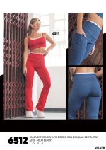 CALZA ÓXFORD CINTURA BITONO CON BOLSILLO DE POLISAP SHEDYL - Cod 6512