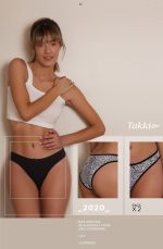 PACK X 2 VEDETINA DE ALGODÓN Y LYCRA LISA Y ESTAMPADA TAKKI - Cod 2020