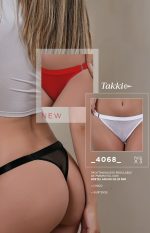 PACK X 3 TANGALESS REGULABLE DE MICROTUL CON BRETEL ANCHO DE 20 MM  TAKKI - Cod 4068