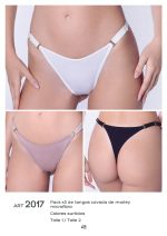 PACK X 3 DE TANGA CAVADA DE MORLEY MICROFIBRA UAILEE - Cod 2017