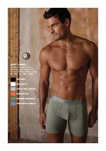 BÓXER DE ALGODÓN CON ELASTANO. LISO, ANATÓMICO. PINZA CENTRAL Y PIERNA LARGA XY - Cod 1389