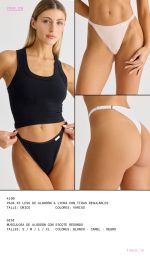 PACK X 3 LESS DE ALGODÓN Y LYCRA CON TIRAS REGULABLES BRIGITTE - Cod 4100