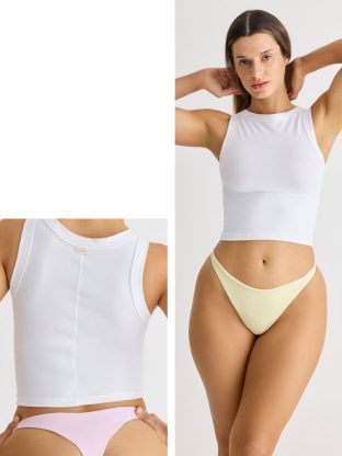 MUSCULOSA DE ESCOTE CERRADO BRIGITTE - Cod EMMA