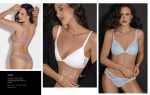 CONJUNTO DE MORLEY Y PUNTILLA. CORPIÑO TRIÁNGULO SOFT SIN PUSH UP. COLALESS. BELEN - Cod 6085