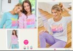 PIJAMA LISO CON ESTAMPA DE JERSEY DE ALGODÓN EMMY - Cod 6300