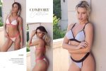CONJUNTO TRIÁNGULO DE ALGODÓN Y LYCRA COMBINADO CON CINTURA CON LESS FAIRUZ - Cod 2088