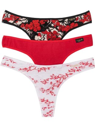 PACK X 3 DE COLALESS DE ALGODÓN Y LYCRA ESTAMPADO JAPAN FRASHE - Cod 5007