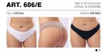 PACK X 3 DE CULOTELESS TALLE ESPECIAL DE MICROFIBRA  FRASHE - Cod 606E