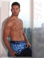 BÓXER DE ALGODÓN Y LYCRA ESTAMPADO LODY MEN - Cod 972