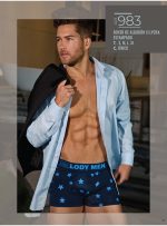 BÓXER DE ALGODÓN Y LYCRA ESTAMPADO LODY MEN - Cod 983