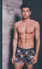 BÓXER DE ALGODÓN Y LYCRA ESTAMPADO LODY MEN - Cod 927