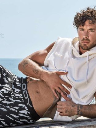 BÓXER DE ALGODÓN Y LYCRA ESTAMPADO LODY MEN - Cod 967E