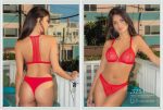 CONJUNTO TRIÁNGULO DE PUNTILLA C/DETALLE EN ESPALDA Y LESS LODY - Cod 5254