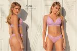 CONJUNTO TRIÁNGULO SOFT DE PUNTILLA Y MICROFIBRA CON BASE Y LESS LODY - Cod 5328