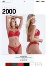CONJUNTO TAZA SOFT DE PUNTILLA CON COLALESS SEXY LALI - Cod 2000