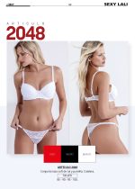 CONJUNTO TAZA SOFT DE TUL Y PUNTILLA CON COLALESS SEXY LALI - Cod 2048