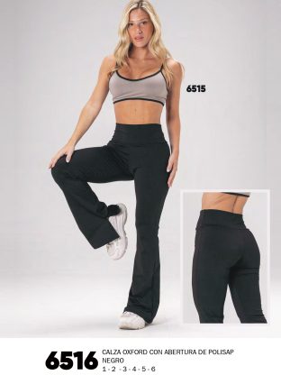 CALZA ÓXFORD CON ABERTURA DE POLISAP  SHEDYL - Cod 6516