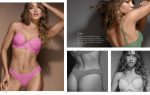 CONJUNTO DE MICROFIBRA FANTASÍA. CORPIÑO SOFT SIN PUSH UP CON DIJE PERSONALIZADO. COLALESS CON DIJE. SIGRY - Cod 1730