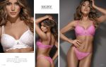 CONJUNTO DE PUNTILLA Y TUL LYCRA CON DIJE SIGRY. CORPIÑO PUSH UP SOFT. TANGALESS. SIGRY - Cod 1925