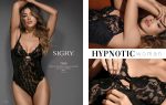 BODY DE MICROFIBRA FANTASIA Y PUNTILLA. COLALESS SIGRY - Cod 7508