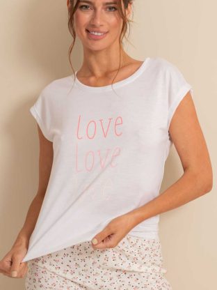 PIJAMA DE BRODERIE LOVE FRASHE DREAMS - Cod 28