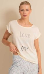 PIJAMA DE BRODERIE LOVE FRASHE DREAMS - Cod 28