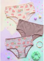 PACK X3 DE BOMBACHA DE NENA ESTAMPA KAPIBARA FRASHE KIDS - Cod 9016