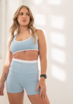 TOP DEPORTIVO HALTER CON VIVOS DE POLISAP MOZIONE - Cod 6530