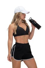 TOP DEPORTIVO TAZA SOFT TRIANGULO DE MICROFIBRA ESPALDA CRUZADA SHEDYL - Cod 7095